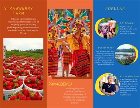 travel brochure baguio
